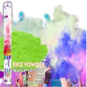 Green Holi Powder Confetti Cannon 18 Inch Green Holi Powder Confetti Cannon 18 Inch