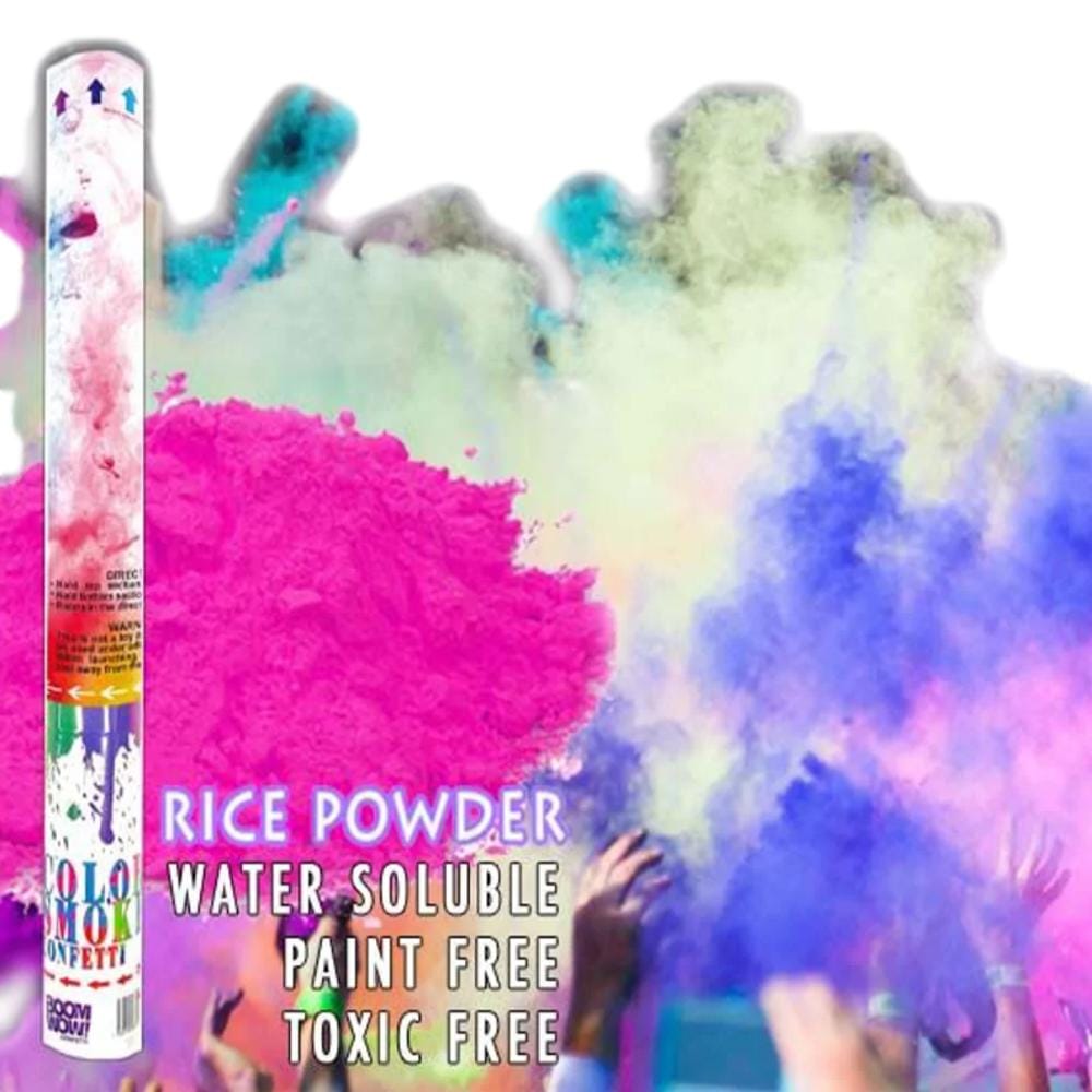 Pink Holi Powder Gender Reveal Confetti Cannon 18 Inch All Products Pink Holi Powder Gender Reveal Confetti Cannon 18 Inch All Products
