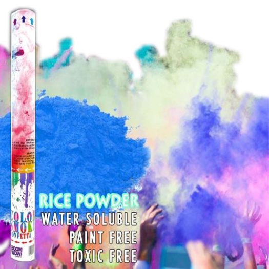 Blue Holi Powder Gender Reveal Confetti Cannon 18 Inch All Products Blue Holi Powder Gender Reveal Confetti Cannon 18 Inch All Products