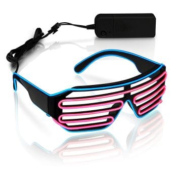 Ultra Electro Luminescent Sunglasses Blue and Pink All Products 3
