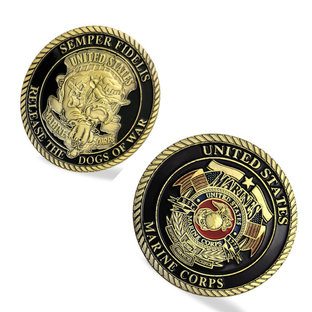 Semper Fidelis Release the Dogs of War United States Marine Corps Commemorative Coin All Products Semper Fidelis Release the Dogs of War United States Marine Corps Commemorative Coin All Products 2