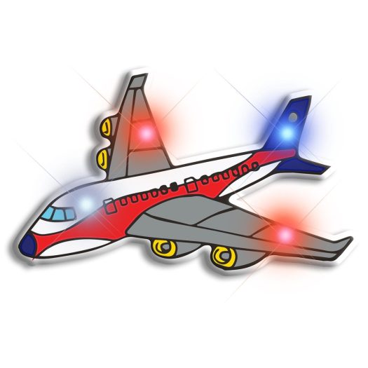 Airplane Flashing Body Light Lapel Pins All Body Lights and Blinkees 3