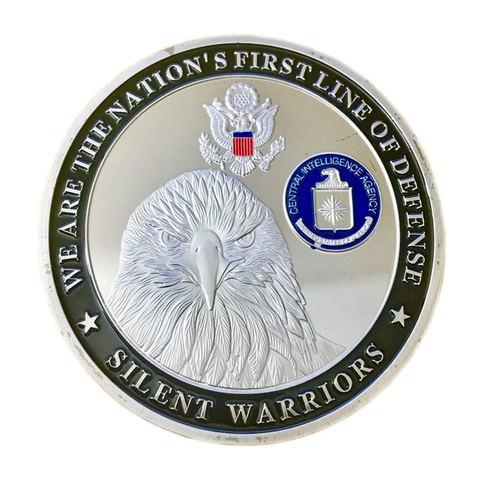 US Central Intelligence Agency Challenge Silver Coin All Products US Central Intelligence Agency Challenge Silver Coin All Products 2