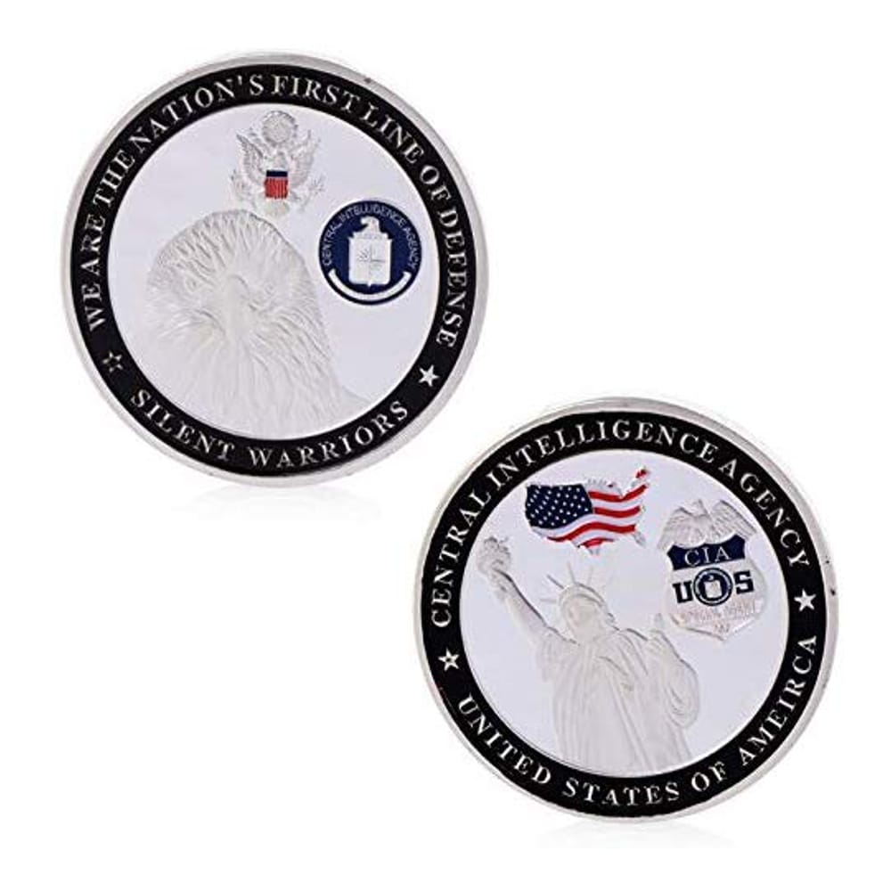 US Central Intelligence Agency Challenge Silver Coin All Products US Central Intelligence Agency Challenge Silver Coin All Products 3