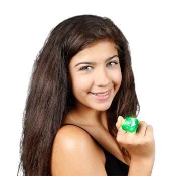 Huge Gem Ring Green Diamond All Products