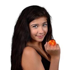 Huge Gem Ring Orange Diamond