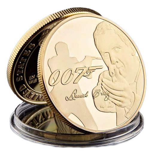 007 James Bond Walther PPK Death Spiral Sniper Scope Commemorative Gold Coin All Products