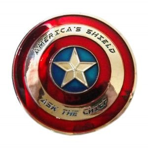 America’s Shield  Ask the Chief USN Navy CFO PRIDE Red Blue Silver Coin