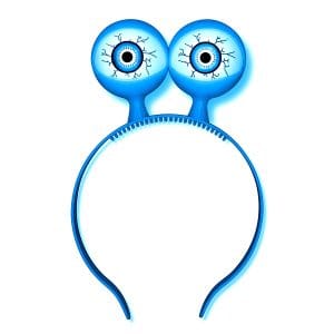 Flashing Spooky Eyeballs Headband Blue Flashing Spooky Eyeballs Headband Blue