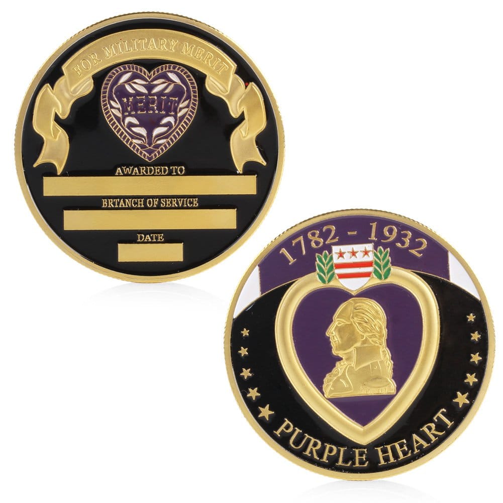 Purple Heart Military Merit Division Challenge Coin All Products Purple Heart Military Merit Division Challenge Coin All Products 2