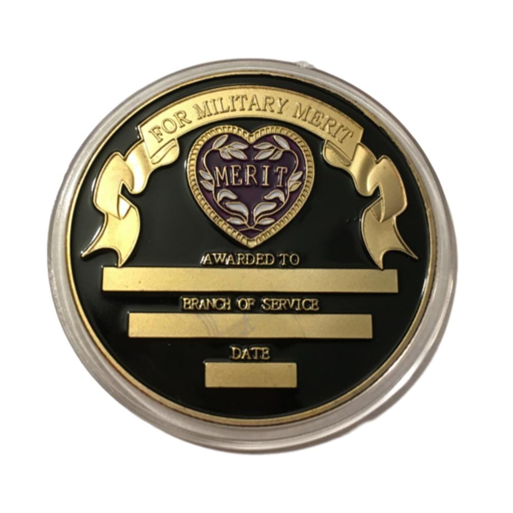 Purple Heart Military Merit Division Challenge Coin All Products Purple Heart Military Merit Division Challenge Coin All Products 3