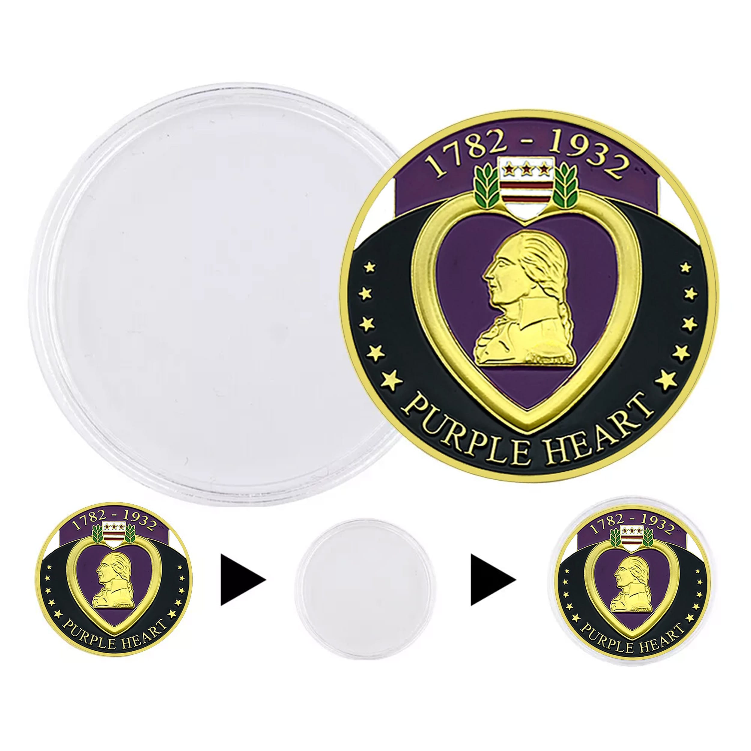 Purple Heart Military Merit Division Challenge Coin All Products Purple Heart Military Merit Division Challenge Coin All Products 4