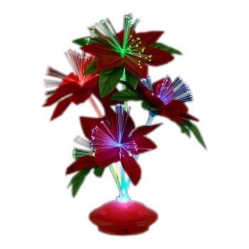 Christmas Fiber Optic Flower Centerpiece All Products Christmas Fiber Optic Flower Centerpiece All Products