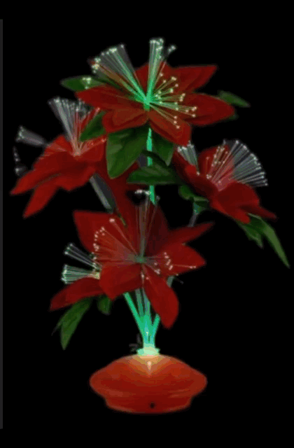 Christmas Fiber Optic Flower Centerpiece All Products Christmas Fiber Optic Flower Centerpiece All Products 2