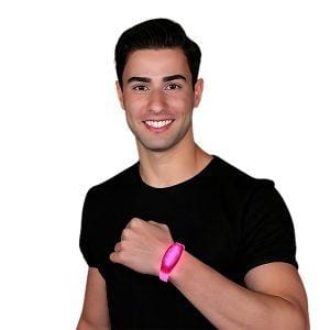 Rubber Frosted Pink Bracelet Rubber Frosted Pink Bracelet