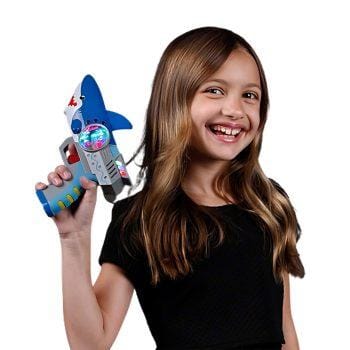 Light Up Spinning Shark Prism Gun No Sound All Products