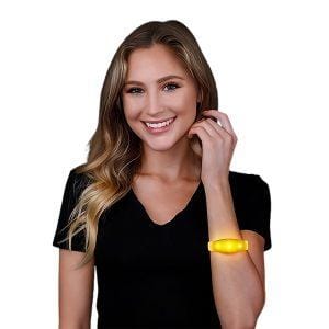 Rubber Frosted Yellow Bracelet Rubber Frosted Yellow Bracelet