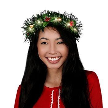 Light Up Christmas Wreath Crown Lighted Headband All Products Light Up Christmas Wreath Crown Lighted Headband All Products