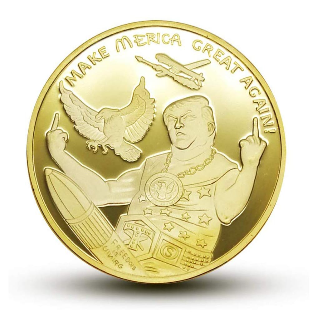 Donald Trump 2020 Merica Gold Commemorative MAGA Coins All Products Donald Trump 2020 Merica Gold Commemorative MAGA Coins All Products 3