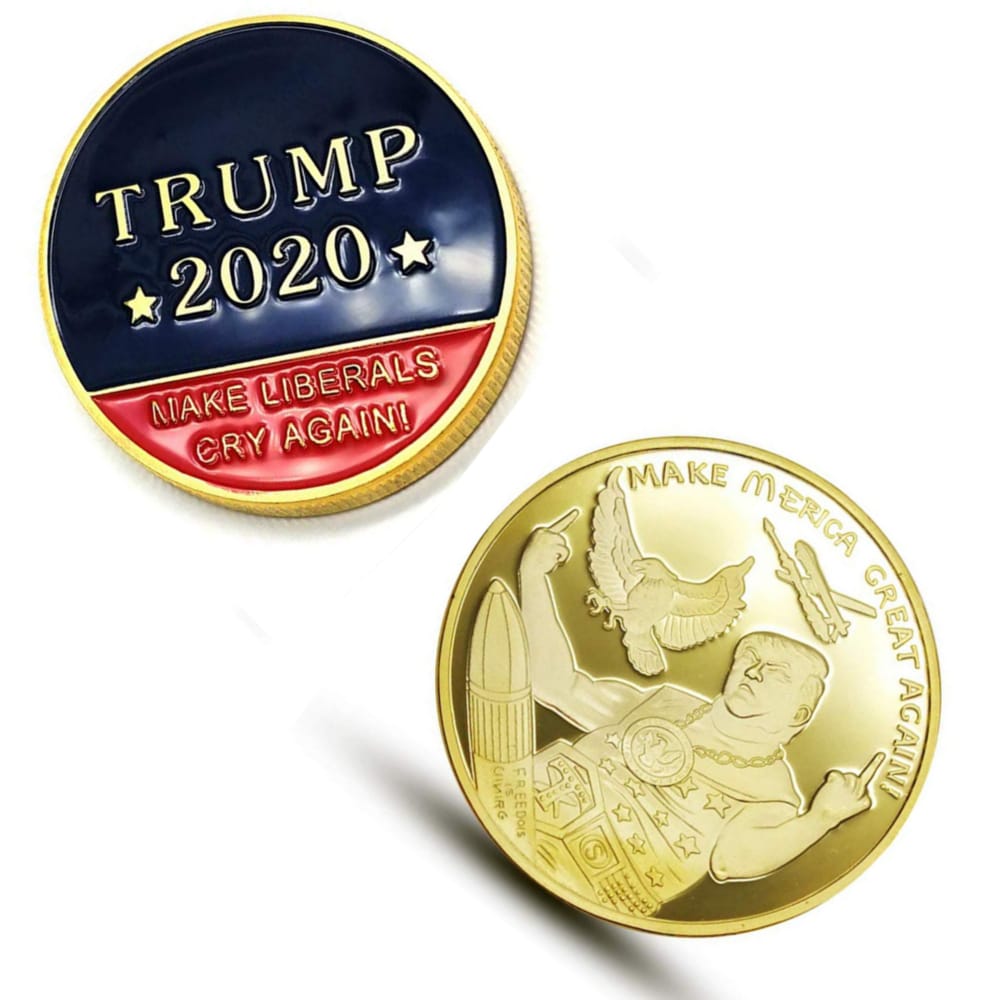 Donald Trump 2020 Merica Gold Commemorative MAGA Coins All Products Donald Trump 2020 Merica Gold Commemorative MAGA Coins All Products