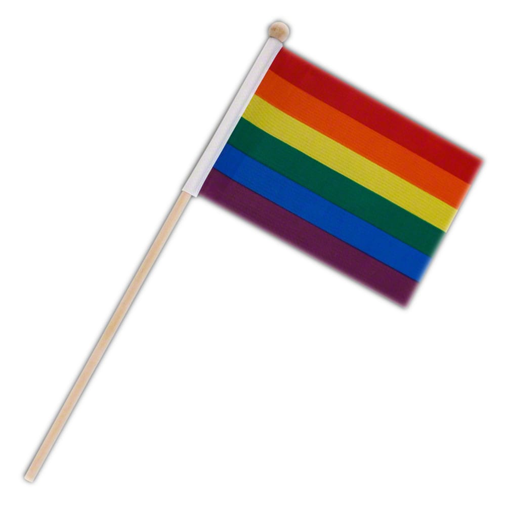 Non Light Up Flag on Stick Rainbow All Products Non Light Up Flag on Stick Rainbow All Products