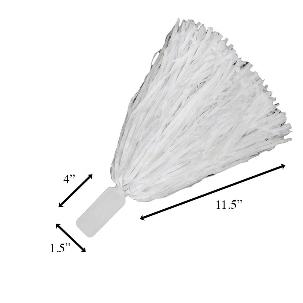 Non Light Up Short Handle Cheer Pom poms White All Products Non Light Up Short Handle Cheer Pom poms White All Products 2