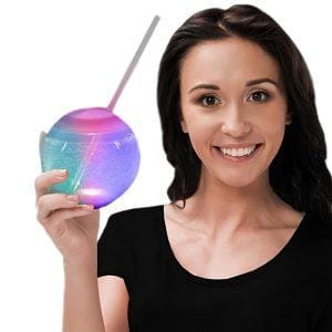 Light Up Frosted Mood Multicolored Glow Ball Tumbler Cup for Parties Light Up Frosted Mood Multicolored Glow Ball Tumbler Cup for Parties
