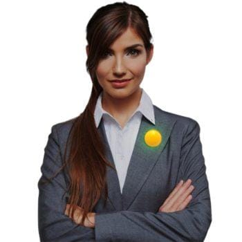 Light Up Round Badge Pin Yellow All Products Light Up Round Badge Pin Yellow All Products