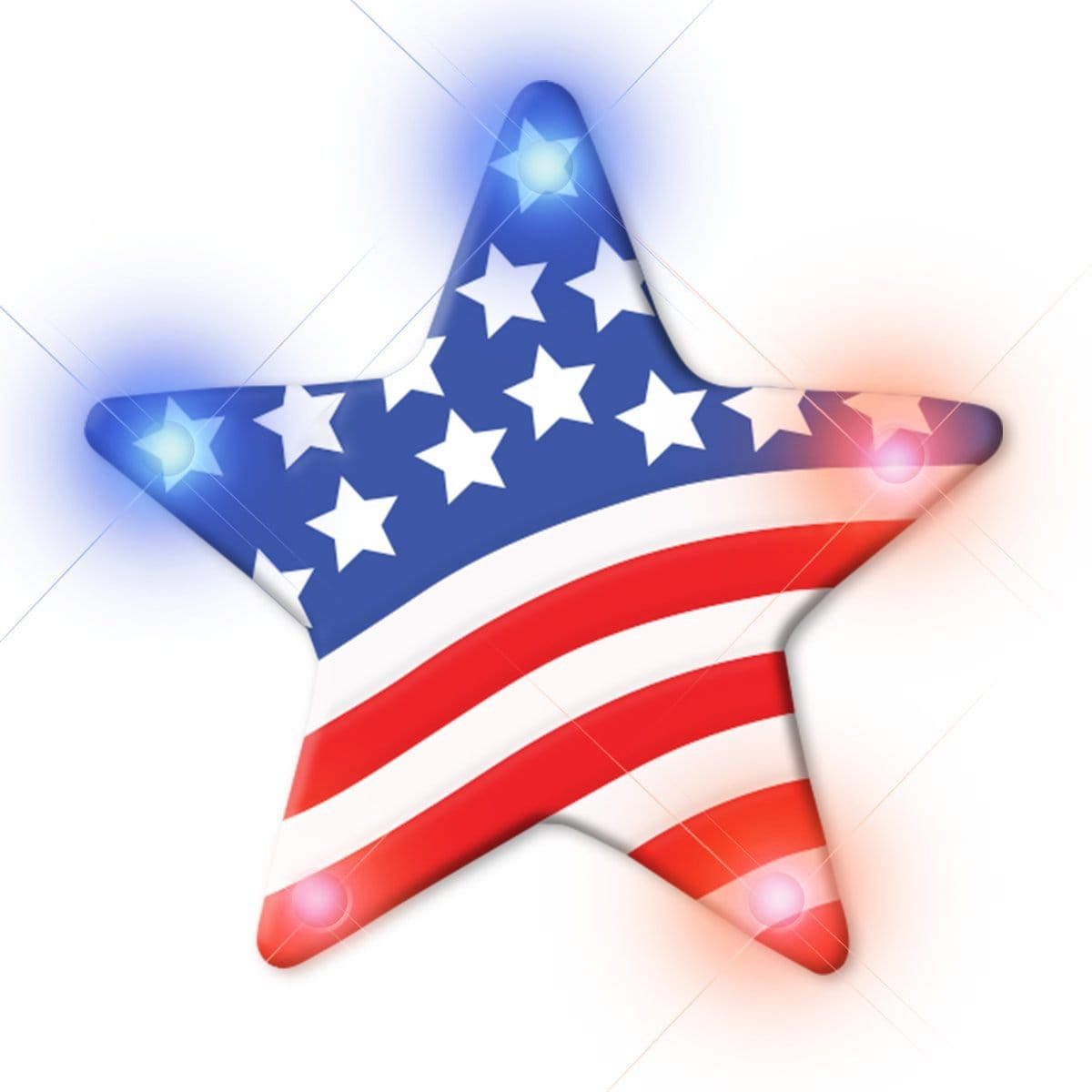 Assorted USA Flag Patriotic Body Light Lapel Pins Pack of 25 4th of July Assorted USA Flag Patriotic Body Light Lapel Pins Pack of 25 4th of July 13