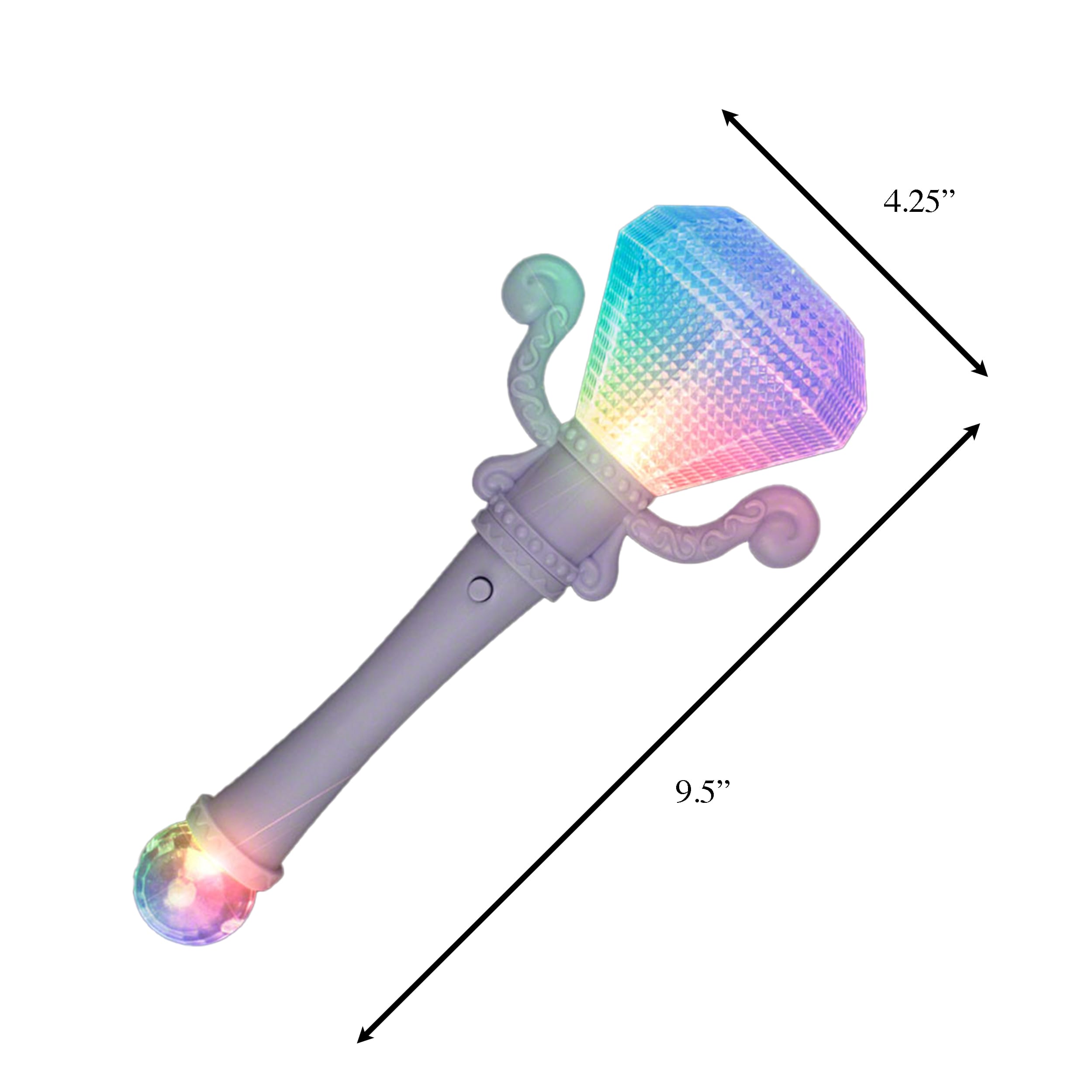 Color Changing Diamond Jewel Scepter Wand with Projecting Crystal Ball All Products Color Changing Diamond Jewel Scepter Wand with Projecting Crystal Ball All Products 7