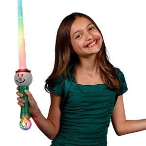 Light Up Expandable Snowman Prism Sword Saber