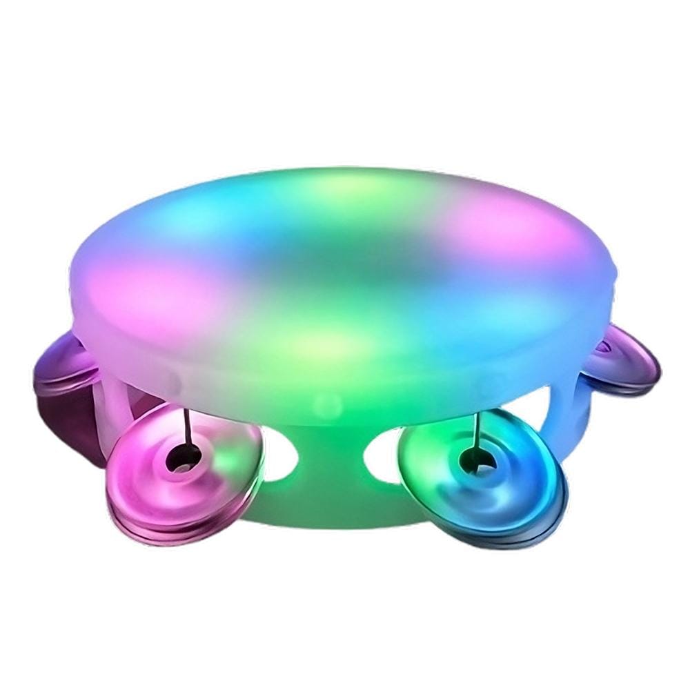 Light Up Mini Multicolored Round Tambourine All Products Light Up Mini Multicolored Round Tambourine All Products 4