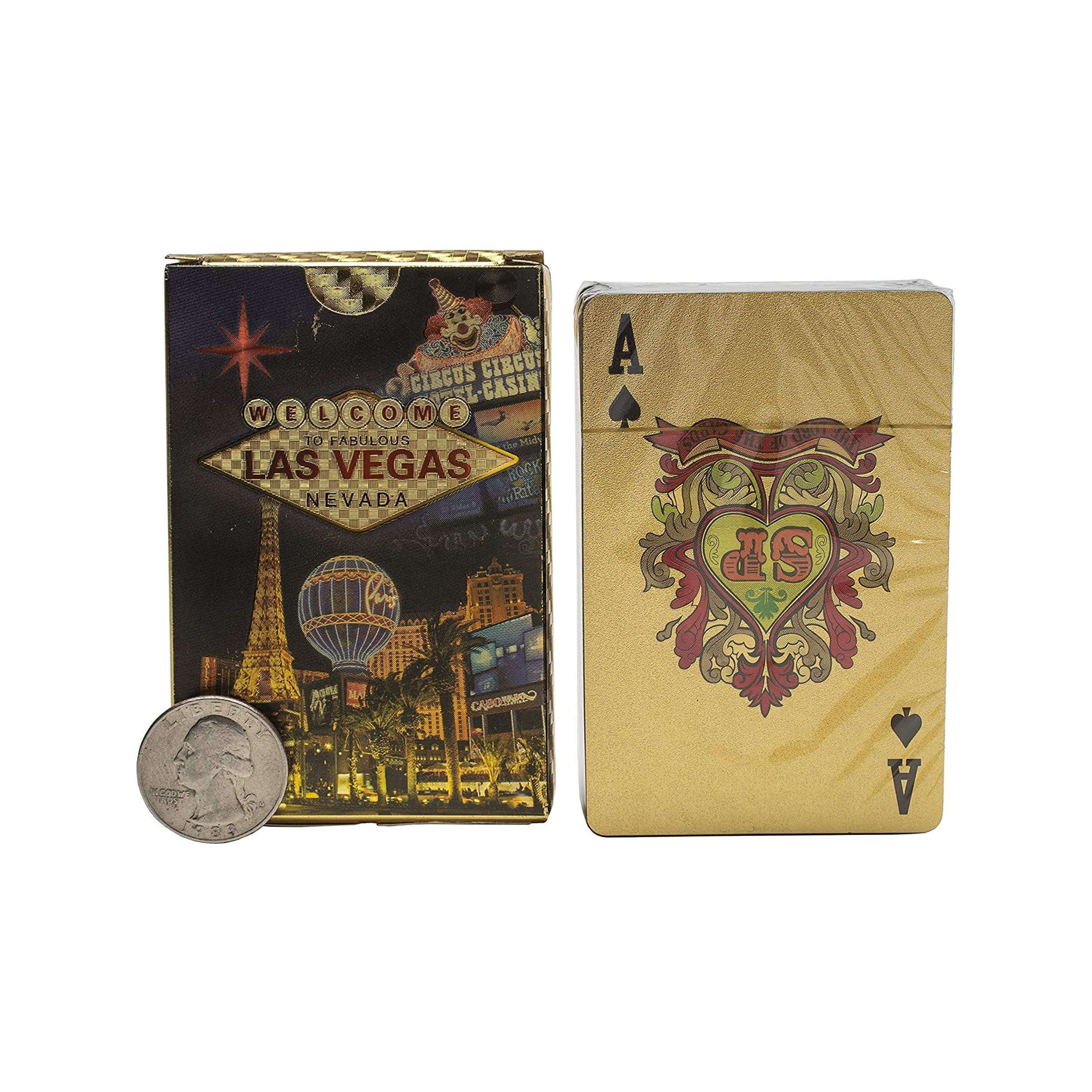 Welcome to Fabulous Las Vegas Nevada 24k Gold Foil Plated Waterproof Playing Cards 24K Gold and Silver Plated Replica Bills Welcome to Fabulous Las Vegas Nevada 24k Gold Foil Plated Waterproof Playing Cards 24K Gold and Silver Plated Replica Bills 4