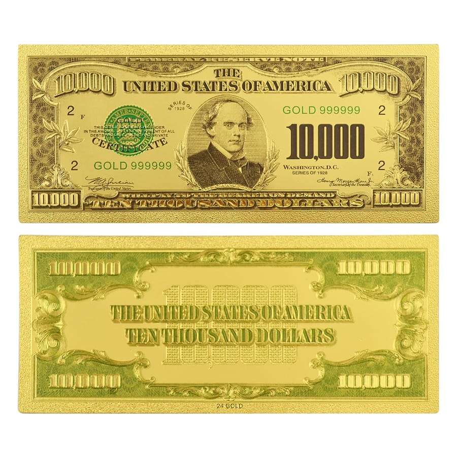 Set of 14 Commemorative Mega Billion 24K Gold Plated US Dollar Fake Banknotes Timeless Collection Protector Sold Separately 24K Gold and Silver Plated Replica Bills Set of 14 Commemorative Mega Billion 24K Gold Plated US Dollar Fake Banknotes Timeless Collection Protector Sold Separately 24K Gold and Silver Plated Replica Bills 5