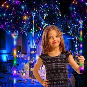 Light Up Multicolor Lollipop Balloon Light Up Multicolor Lollipop Balloon