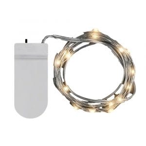 LED 80 Inch Wire String Lights Warm White LED 80 Inch Wire String Lights Warm White