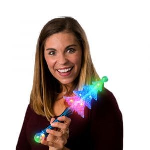 LED Sparkling Crystal Ball Holiday Tree Wand Assorted Blue or Pink Handle LED Sparkling Crystal Ball Holiday Tree Wand Assorted Blue or Pink Handle