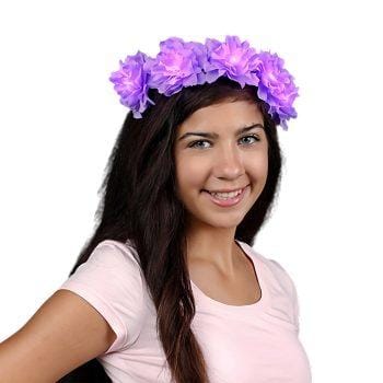 Light Up Perfect Bloom Purple Glowing Fairy Halo Crown All Products