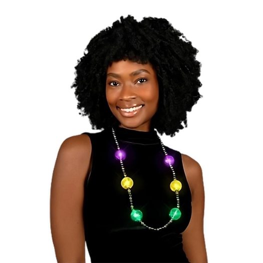 Light Up Purple Green Gold Acrylic Balls in Beaded Necklace for Mardi Gras All Products Light Up Purple Green Gold Acrylic Balls in Beaded Necklace for Mardi Gras All Products