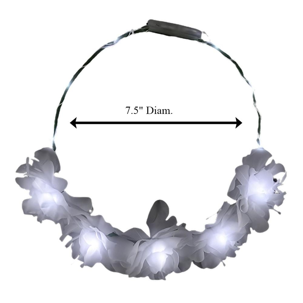 Light Up Floral Princess Cool White Fairy Halo Crown All Products Light Up Floral Princess Cool White Fairy Halo Crown All Products 4