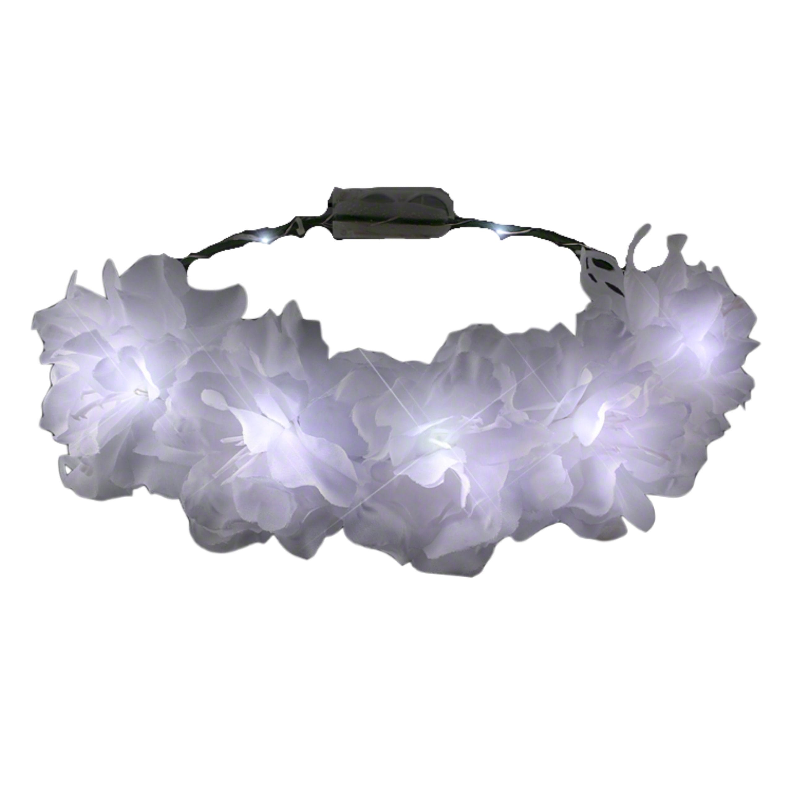 Light Up Floral Princess Cool White Fairy Halo Crown All Products Light Up Floral Princess Cool White Fairy Halo Crown All Products 3
