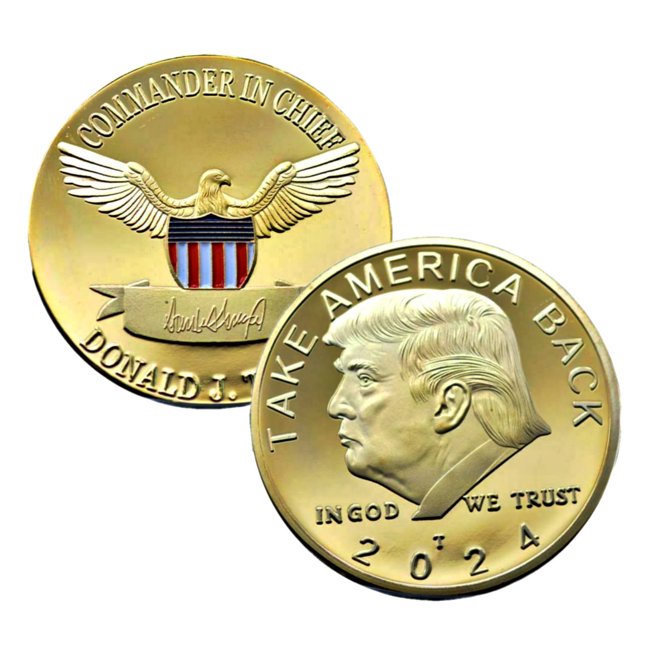 2024 TAKE AMERICA BACK Commander in Chief Donald Trump Gold on Gold Plated Collectible Coin All Products 2024 TAKE AMERICA BACK Commander in Chief Donald Trump Gold on Gold Plated Collectible Coin All Products 3