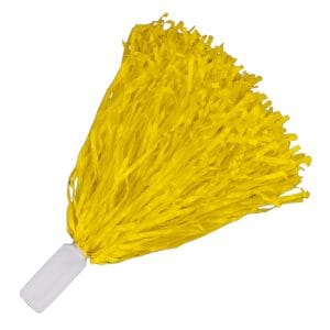 Non Light Up Short Handle Cheer Pom poms Yellow Non Light Up Short Handle Cheer Pom poms Yellow