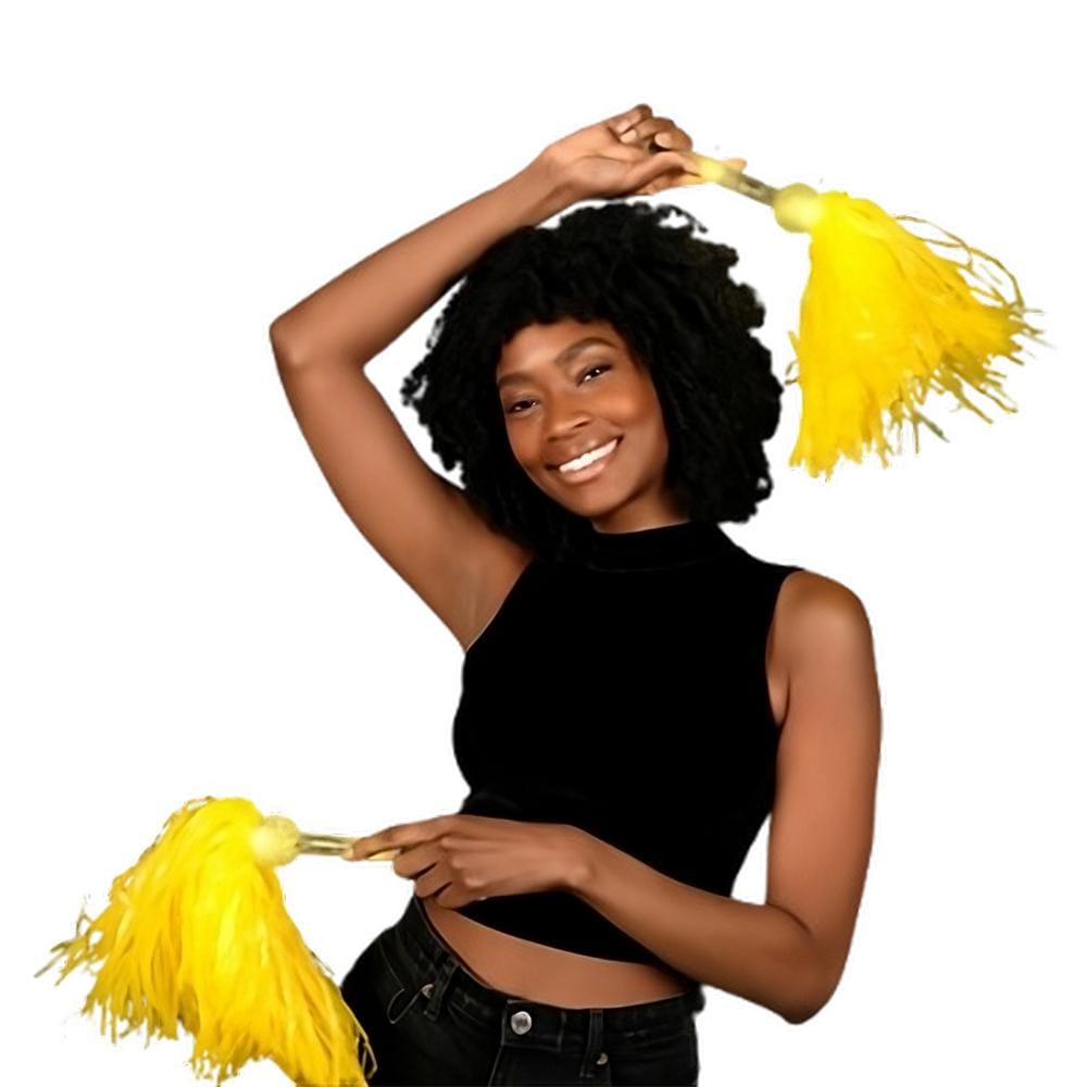LED Team Spirit Pom Pom Yellow All Products LED Team Spirit Pom Pom Yellow All Products