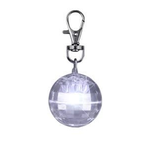 Light Up Projecting Disco Ball Backpack Pet Car Keychain White Light Up Projecting Disco Ball Backpack Pet Car Keychain White