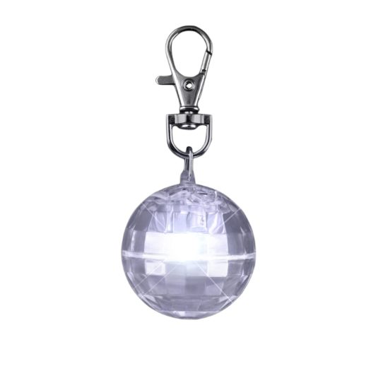 Light Up Projecting Disco Ball Backpack Pet Car Keychain White All Products