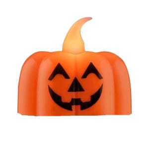 Light Up Pumpkin Tea Light Flameless Artificial Candle for Halloween Light Up Pumpkin Tea Light Flameless Artificial Candle for Halloween