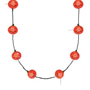 Light Up Small Pumpkin String Charms Necklace Light Up Small Pumpkin String Charms Necklace
