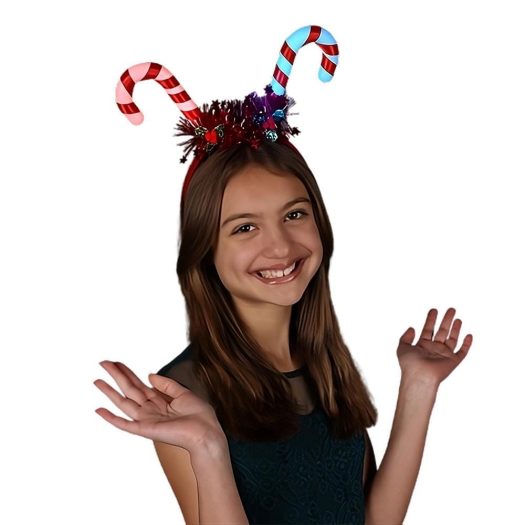 Light Up Candy Cane Headband All Products