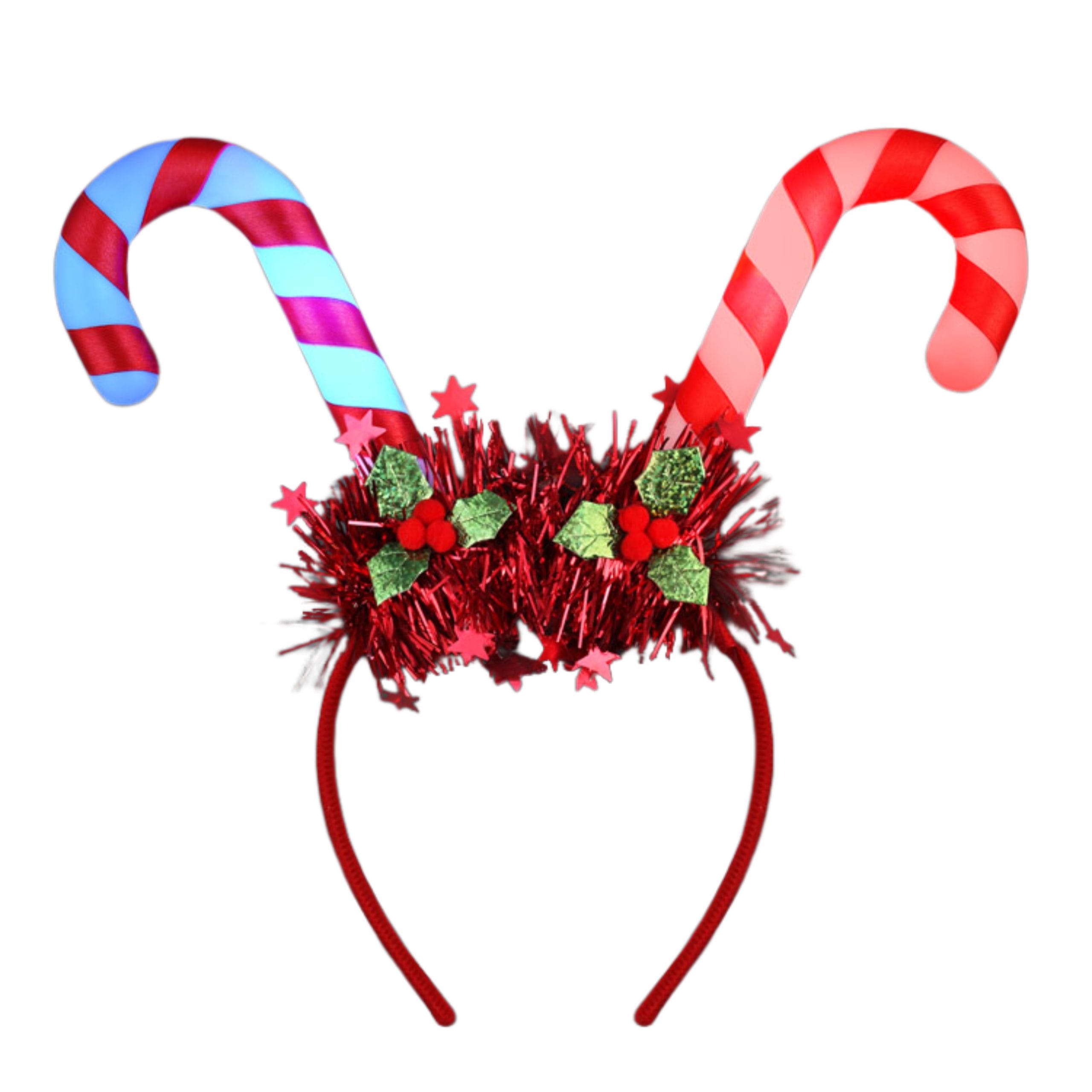 Light Up Candy Cane Headband All Products Light Up Candy Cane Headband All Products 2